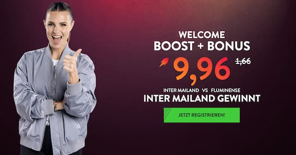 500% bessere Quote bei Neobet auf Inter besiegt Fluminese