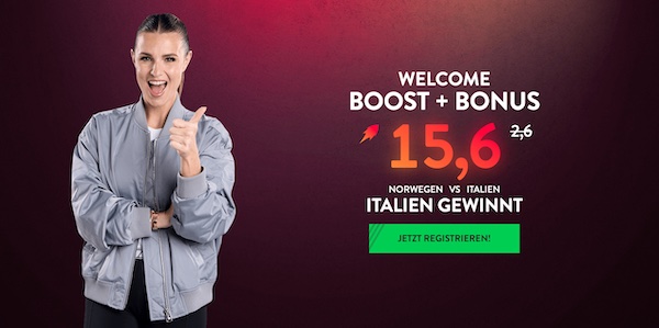 Bei Neo.bet anmelden und mit Quote 15.60 auf Italien besiegt Norwegen wetten