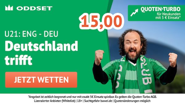 oddset quoten turbo auf deutschland trifft gegen england bei der u21 em