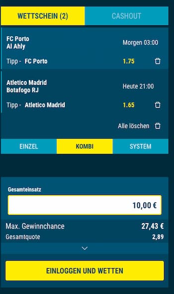 Tipp der Woche zum Freispielen des Sportwetten de Bonus