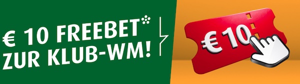 10€ Freiwette von tipp3 zum Finale der Klub WM