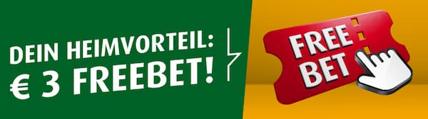 Sichere dir eine 3€ Gratiswette bei tipp3 zur WM Quali!