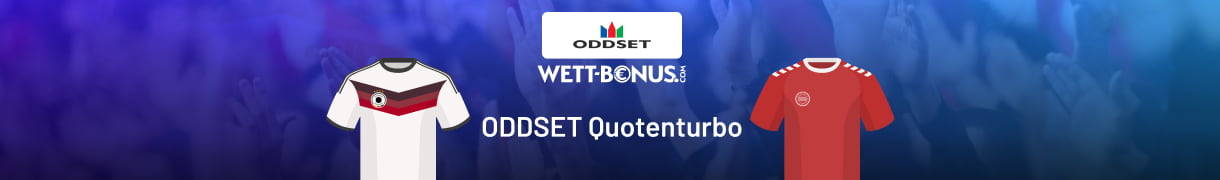 ODDSET Quotenturbo zu Deutschland vs. Dänemark