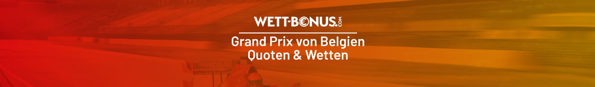 Hier findest du alles für deine F1 Wetten zum Großen Preis von Belgien