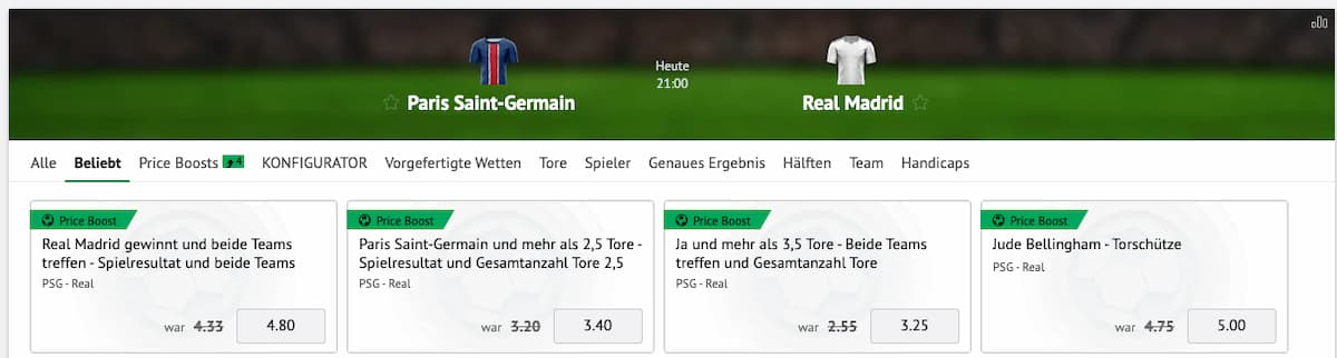 Quotenboost bei Oddset für Bestandskunden