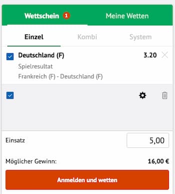 Platziere deine Wettte bei Oddset