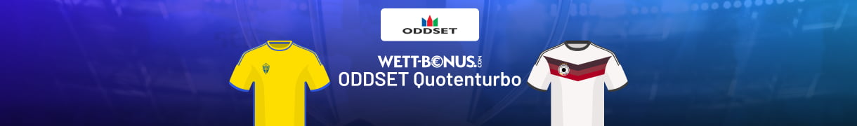 ODDSET Quotenturbo zu Schweden - Deutschland