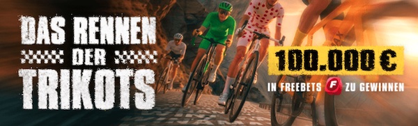 100.000€ Jackpot warten beim Winamax Rennen der Trikots