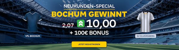 Quote 10 bei Merkur Bets auf Bochum besiegt Elversberg