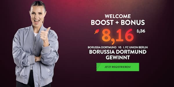 6-fache Neobet Quote auf Dortmund besiegt Union Berlin