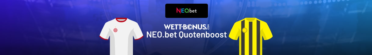 Alle Details zum NEO.bet Quotenboost zum Match Essen vs. Dortmund