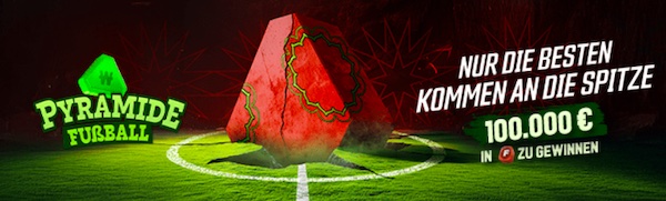 Bis zu 100.000€ in Freebets warten auf dich bei der Winamax Pyramide!
