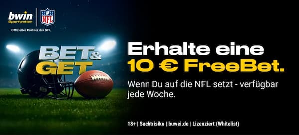 Sichere dir beim Bwin Bet and Get zur NFL eine Freebet