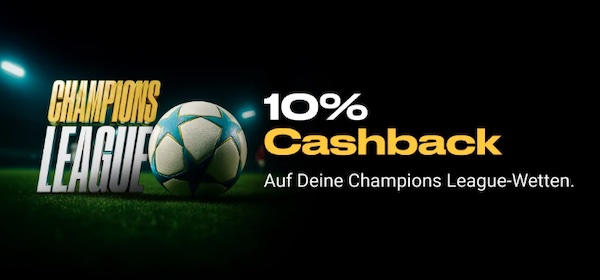 Wette bei Bwin auf die Champions League und erhalte bis zu 100€ Cashback!