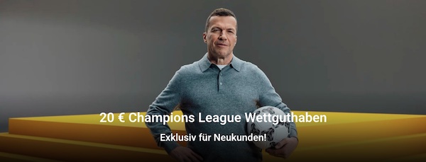 20€ Interwetten Guthaben zum 2. Spieltag in der Champions League