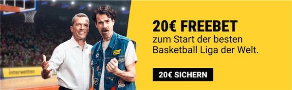20€ Freebet von Interwetten zur NBA!