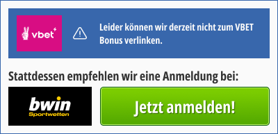Leider ist der VBET Bonus nicht mehr verfügbar