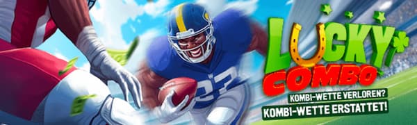 Lass dir deine Kombiwette zur NFL mit der Winamax Lucky Combo erstatten
