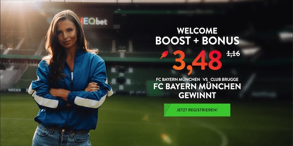 3-fache Neo.bet Quoten zu Bayern vs. Brügge