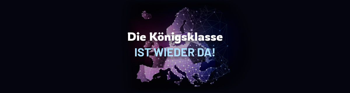 Header zur Champions League Rückkehr auf der Startseite von wett-bonus.com
