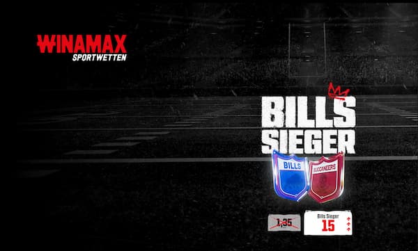Wette mit 11-facher Quote auf einen Sieg der Buffalo Bils gegen die Tampa Bay Buccaneers bei Winamax!
