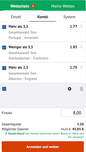 oddset freebet wettschein in kw 46