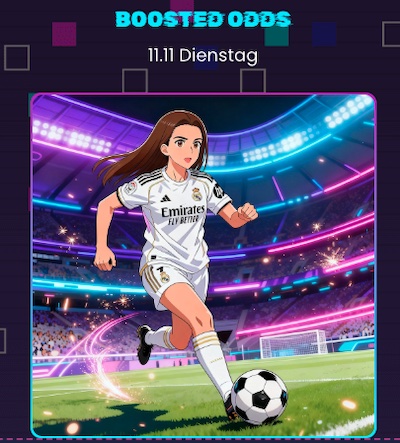 Tägliche Quotenboosts bei Wettigo!