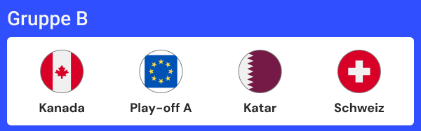 Schweiz Gruppe WM 2026