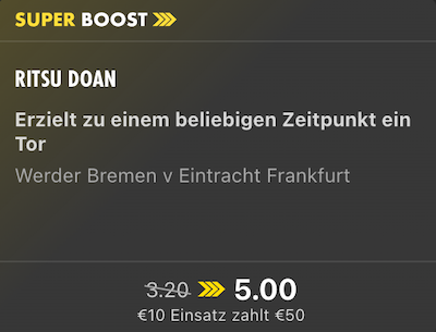 SuperBoost bet365, 16.10