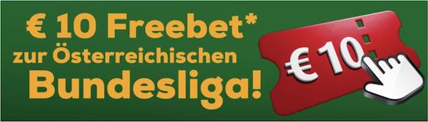 10€ Freiwette von tipp3 zur Rückkehr der österreichischen Bundesliga