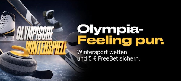 Sicher dir bei Bwin jeden Tag eine 5€ Freebet für deine Wetten auf Olympia 2026