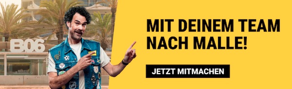 Gewinne bei Interwetten eine Malle Reise für dich und dein Team!