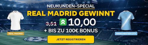 Real Madrid Boost zur UCL Merkur Bets, 11.3.