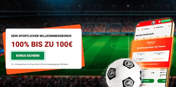 100% bis 100€ Leo Vegas Bonus