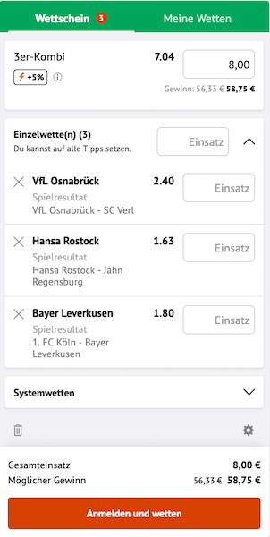 oddset freebet wettschein in kw 17