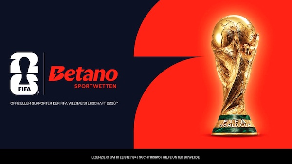 Betano ist Partner der WM 2026!