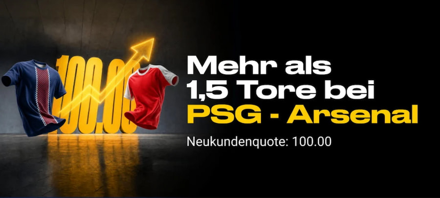 PSG-Arsenal - Bwin mit Quoten-Boost