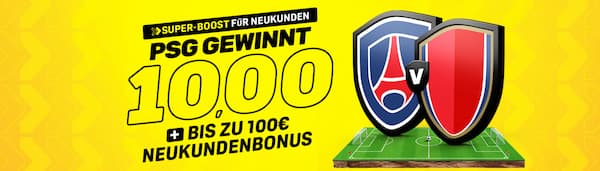 10er Quote bei Dazn Bet auf Sieg PSG im CL Finale