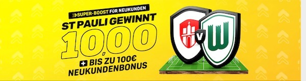 Dazn Bet Quotenboost - St. Pauli gewinnt zu 10.0!