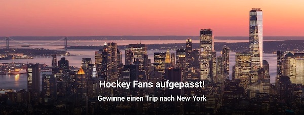 Bei Interwetten anmelden und eine NHL-Reise nach New York gewinnen