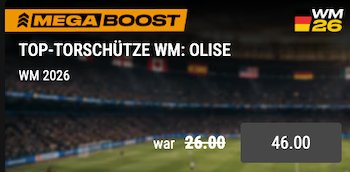 Bwin MegaBoost WM 2026 Olise