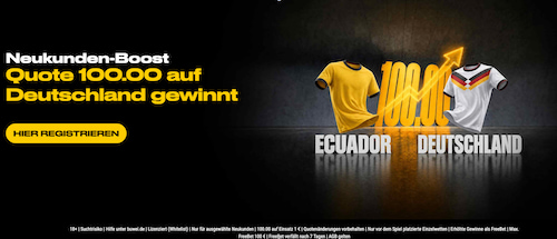 Deutschland Quote 100 BWIN - 25.6. WM 26
