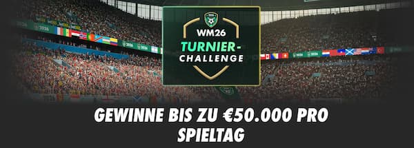 Bei der bet365 WM Turnier Challenge bis zu 250.000 € gewinnen