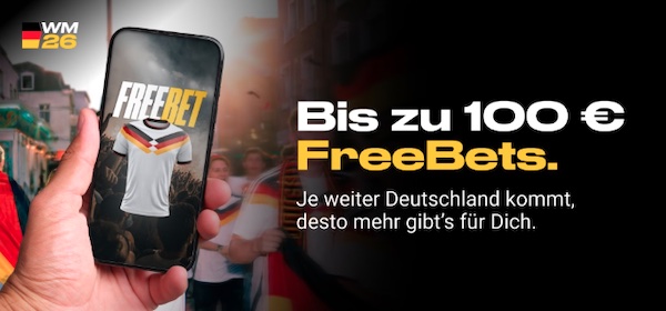 Bis zu 100€ in Bwin Freebets für den deutschen WM Traum