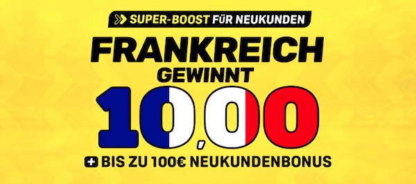 Daznbet: Quote 10.0 auf Frankreich besiegt den Senegal