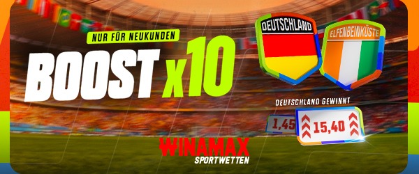 15er Quote bei Winamax zu Deutschland - Elfenbeinküste