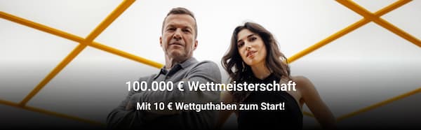 Wahre deine Chance auf 100.000 € bei der Interwetten Wettmeisterschaft