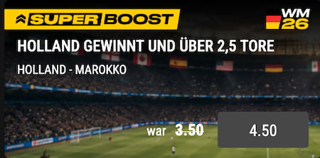 BWIN Boost Niederlande 29.6. WM 2026