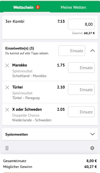 oddset freebet wettschein in kw 25