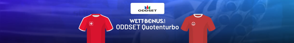 ODDSET Quote 20.0 auf mehr als 1.5 Tore bei Schweiz - Kanada